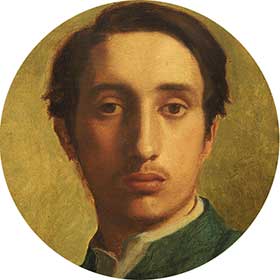 Edgar Degas Portrait Edgar Degas
